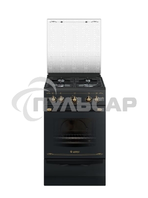 Плита газовая Gefest ПГ 5100-02 0187 черный, конфорок 4 шт, духовка 52 л, 50 см x 85 см x 58.5 см
