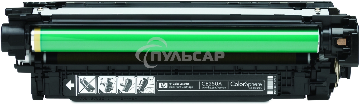 Картридж лазерный HP CE250A черный для CLJ CM3530/CP3525 5000стр.