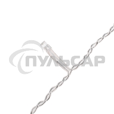 Гирлянда Neon-night Бахрома со снежинками 2,4х0,9м, 150 LED, белый, с контроллером 8 режимов, 230В