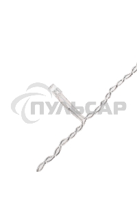 Гирлянда Neon-night Бахрома со снежинками 2,4х0,9м, 150 LED, белый, с контроллером 8 режимов, 230В