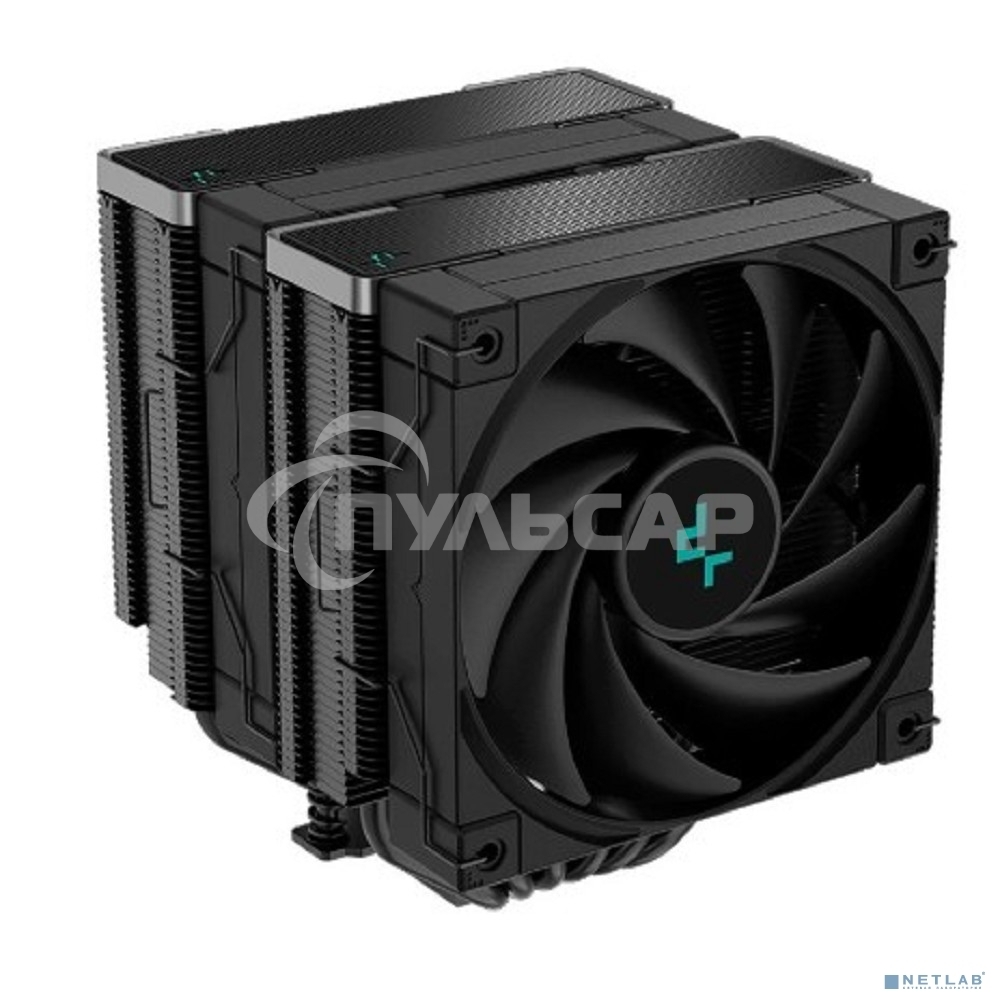 Кулер для процессора DEEPCOOL AK620 ZERO DARK черный, 120 мм, алюминий/медь, 1850 об/мин, 28 дБ, 4 pin, 260 Вт, 160 мм