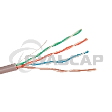 Кабель UTP 4 пары кат.5e Exegate медь, 305м pullbox, серый