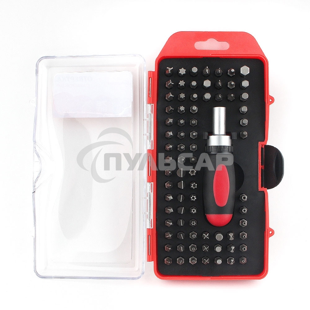 Отвертка с набором бит Cablexpert TK-SD-371 (79 предметов)