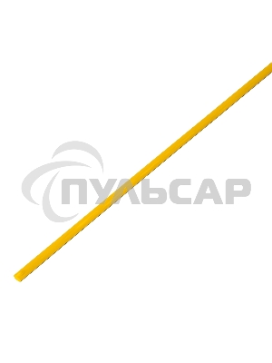 Термоусадочная трубка 4,0/2,0 мм, желтая, упаковка 50 шт. по 1 м PROconnect