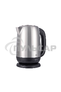 Чайник электрический BQ KT1821S черный/стальной, мощность 2200Вт, Максимальный объем 1.7л