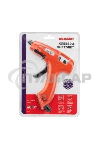 Пистолет клеевой Rexant, 40 Вт, Ø7 мм, 
