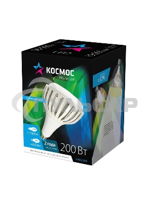 Лампа светодиодная KOSMOS premium HWLED 200Вт 6500К E40 220В Космос KHWLED200WE4065