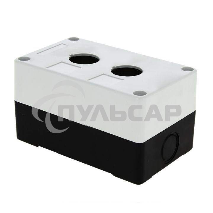 Корпус КП 102 2 кнопки белый EKF cpb-102-w