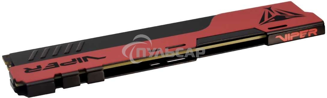 Оперативная память Patriot Viper Elite II, DDR4, 16Gb (1x16 Gb), 3200 MHz, CL18, DIMM, радиатор, красный, черный