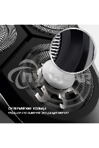 Электробритва Polaris PMR 0305R wet&dry PRO 5 blades элктрическая, черный/хром