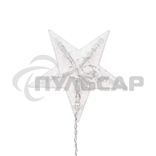 Гирлянда Neon-night Бахрома со снежинками 2,4х0,9м, 150 LED, белый, с контроллером 8 режимов, 230В