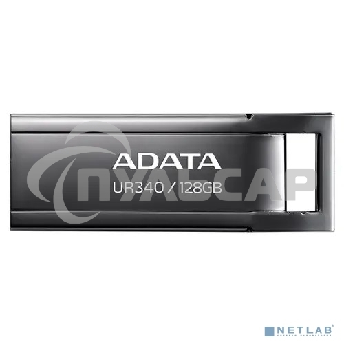 Флешка USB ADATA UR340 (AROY-UR340-128GbK), 128Gb, USB 3.2, R/W 100/30, черный