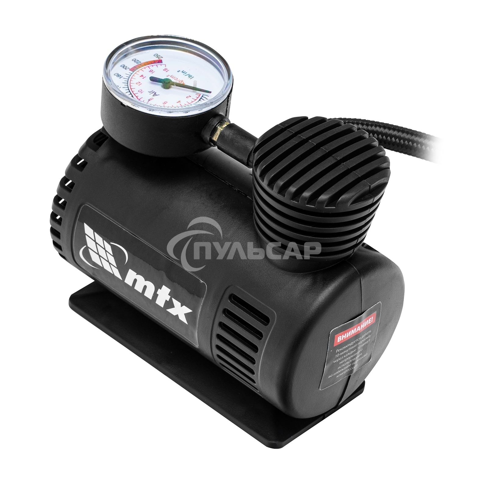 Компрессор автомобильный С-12, 12 В, 17 атм., 12 л/мин MTX