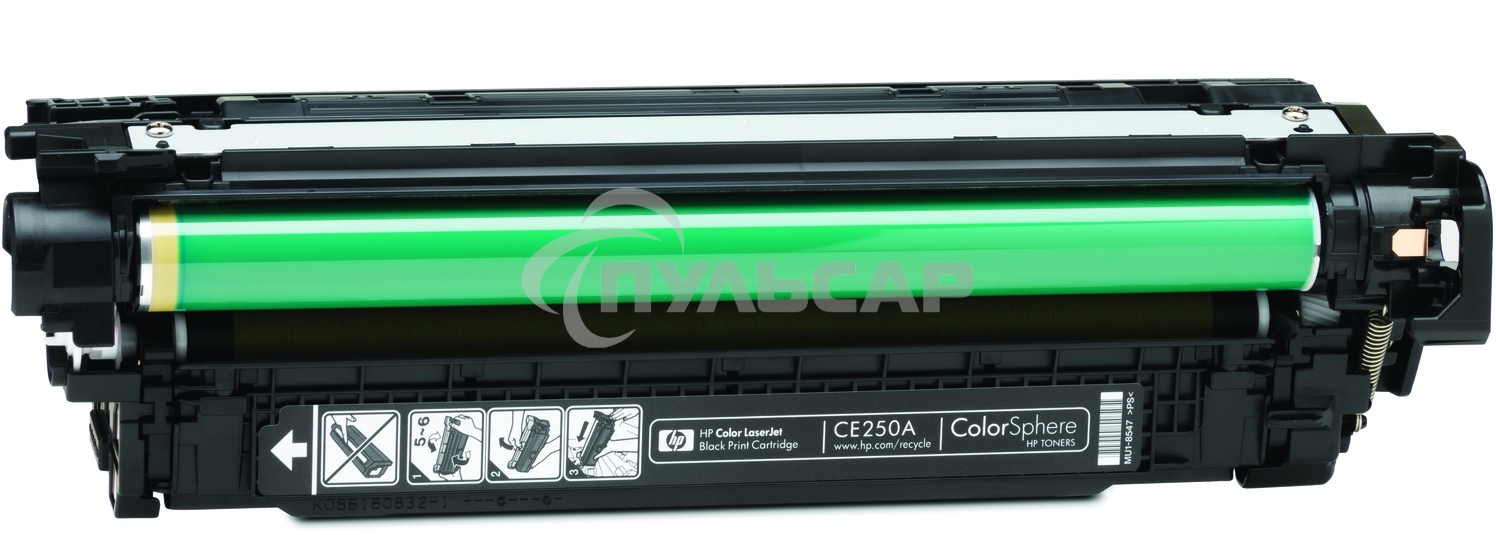 Картридж лазерный HP CE250A черный для CLJ CM3530/CP3525 5000стр.