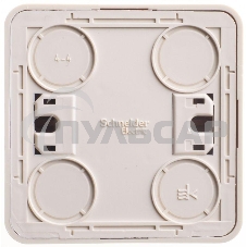 Выключатель 1-кл. ОП Этюд 10А IP20 крем. SchE BA10-001K