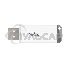 Флешка USB Netac U185 128 Gb <NT03U185N-128G-20WH>, USB 2.0, с колпачком, пластиковая белая