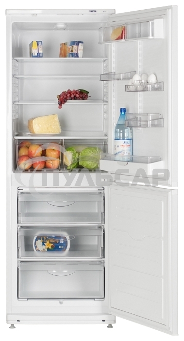 Холодильник Atlant ХМ-4012-022 белый двухкамерный 201/101л морозилка снизу