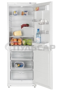 Холодильник Atlant ХМ-4012-022 белый двухкамерный 201/101л морозилка снизу