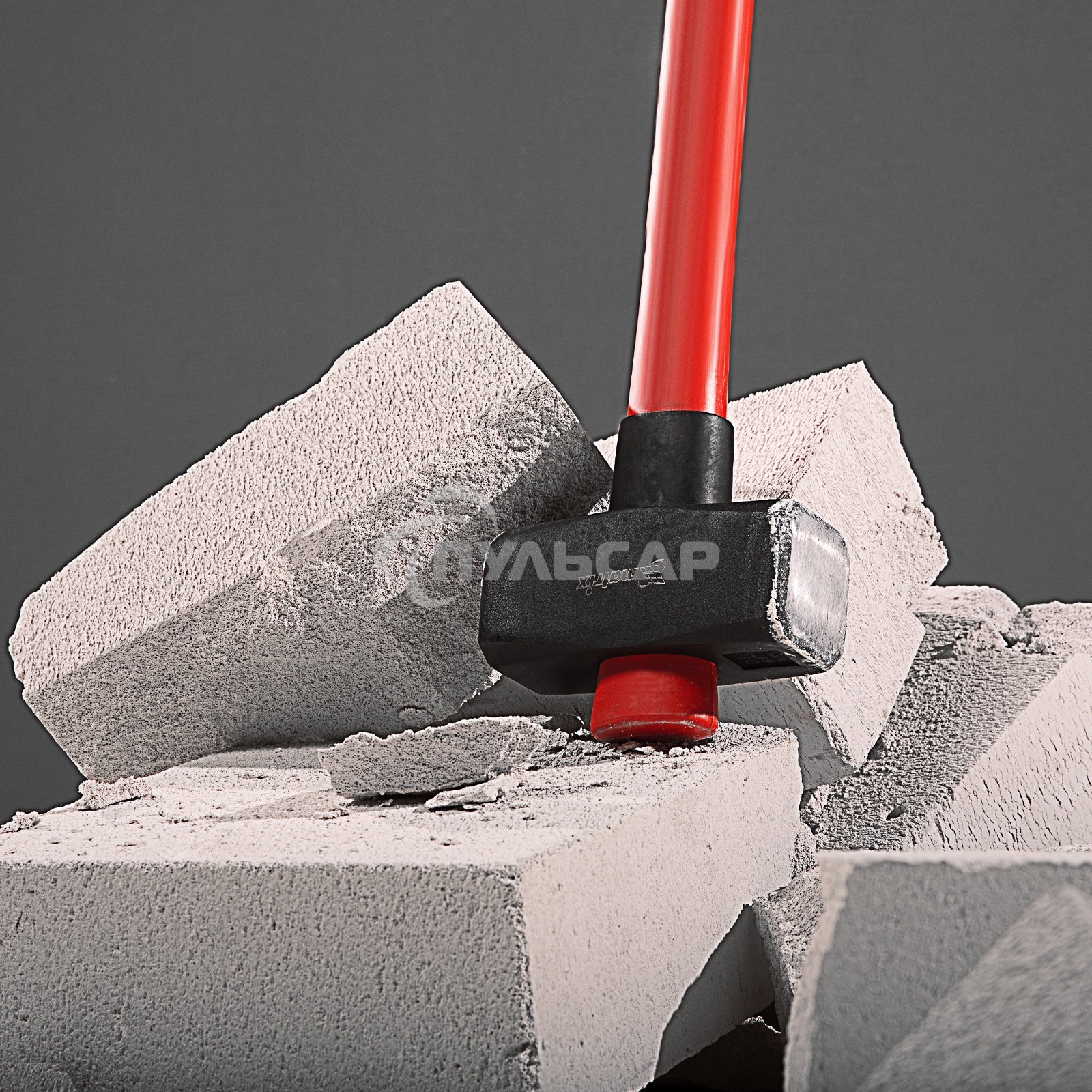 Кувалда Matrix 3000г фибергласовая обрезиненная рукоятка master