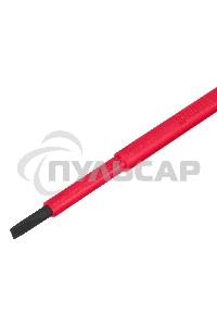 Отвертка Matrix Insulated, SL4,0 x 100 мм, CrMo, до 1000 В, двухкомп.рукоятка