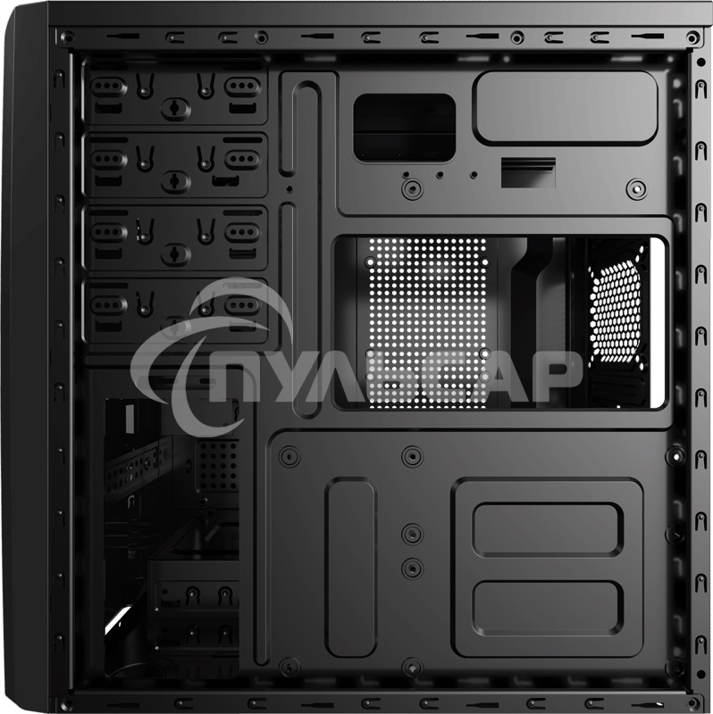 Компьютерный корпус Aerocool / Formula CS-1101 черный без БП ATX 2x120мм 1x140мм 2xUSB 2.0 1xUSB 3.0 audio