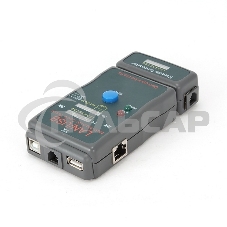 Тестер LAN Cablexpert NCT-2, 100/1000 Base-TX, для UTP, STP, RJ-11, USB-кабеля