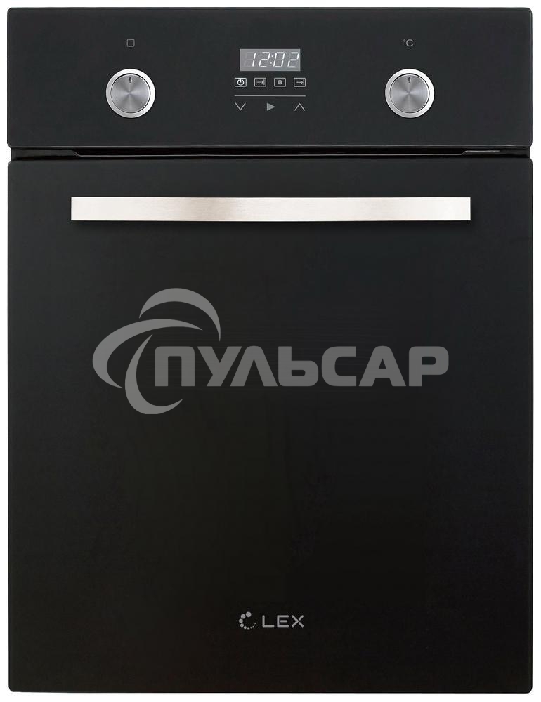 Духовой шкаф LEX EDP 4590 BL Matt Editionобъем 55л, LED таймер, 9 функций, встраиваемый
