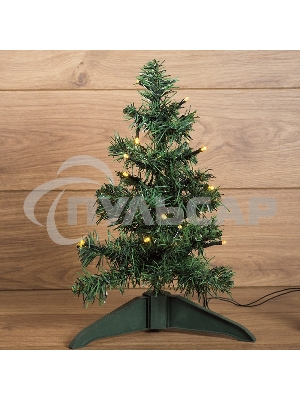 Елочка Neon-night высота 30 см, питание от USB, зеленая