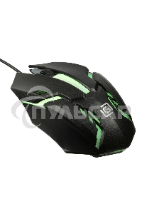 Мышь проводная Oklick 396M INSOMNIA черный, 1000 dpi, USB, кнопки - 3