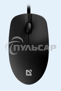Мышь проводная Defender Azora MB-241 черный, 1200 dpi, USB, кнопки - 3