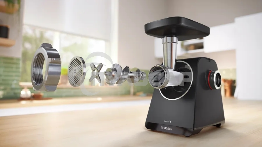 Мясорубка электрическая Bosch MFWS440B, 1900W, черный