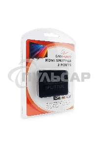 Разветвитель HDMI Cablexpert DSP-2PH4-03, HD19F/2x19F, 1 компьютер => 2 монитора, Full-HD, 3D, 1.4v