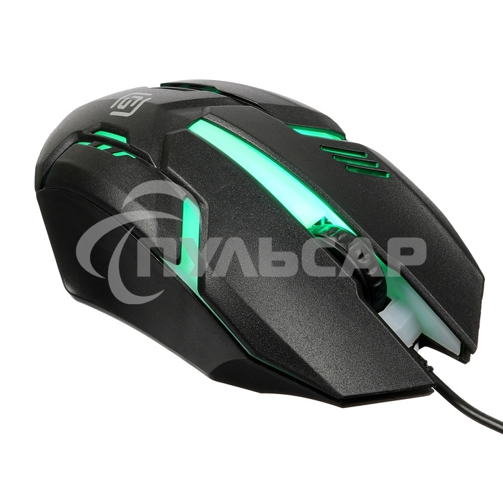 Мышь проводная Oklick 396M INSOMNIA черный, 1000 dpi, USB, кнопки - 3