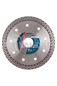 Круг алмазный GROSS 73053 Ф125х22мм сплошной по керамике