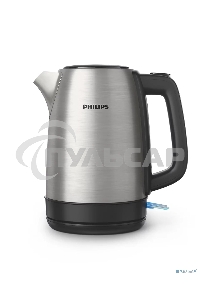Чайник электрический Philips HD9350/90, 1,7 л, 2200 Вт, световой индикатор, функция автовыключения, индикатор уровня воды