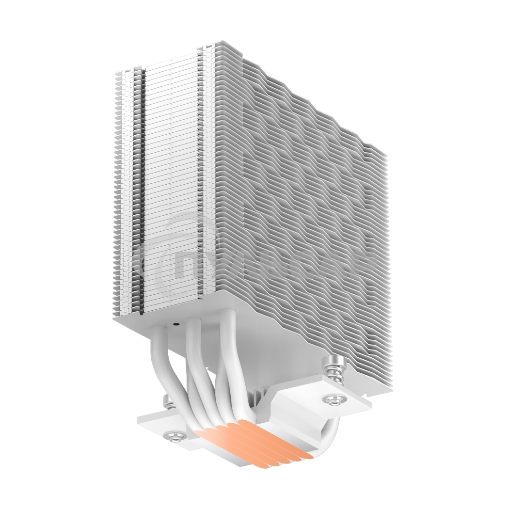Кулер для процессора PCCooler RZ500 белый 120мм алюминий+медь 2200rpm 32db 4-pin 250W 155мм