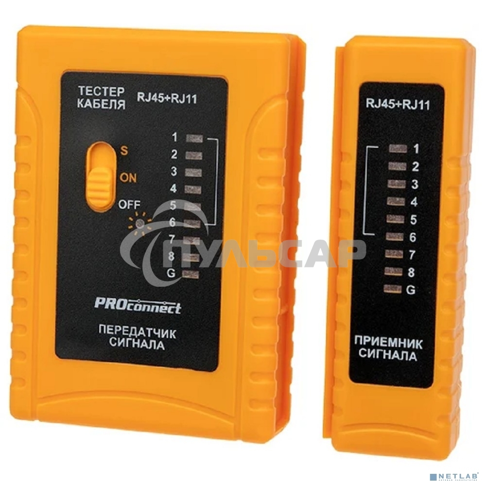 Тестер кабеля RJ-45+RJ-11 468 PROconnect