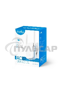Повторитель беспроводного сигнала Cudy RE1200 AC1200 10/100BASE-TX/Wi-Fi белый