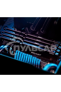 Оперативная память Kingston Fury Beast, DDR5, 32Gb (2x16Gb), 6400MHz, CL32, DIMM, с радиатором, черный