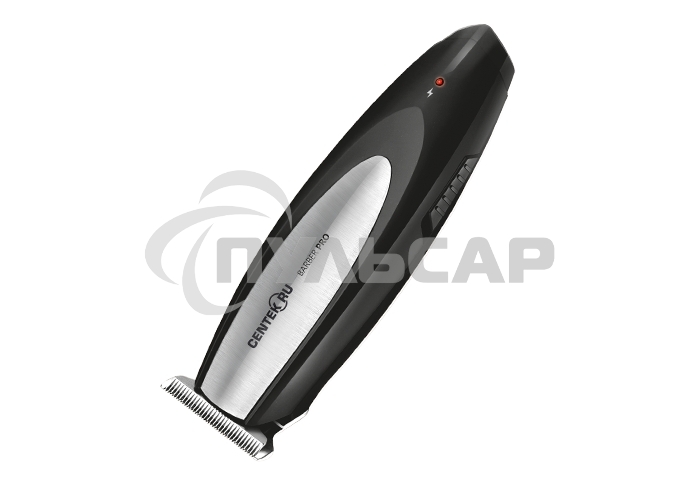 Машинка для стрижки Centek CT-2134 (чер/сталь) 3 насадки, USB зарядка, время работы 55 мин