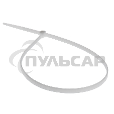 Хомут-стяжка кабельная нейлоновая Rexant 400 x4,8 мм, белая, упаковка 100 шт.