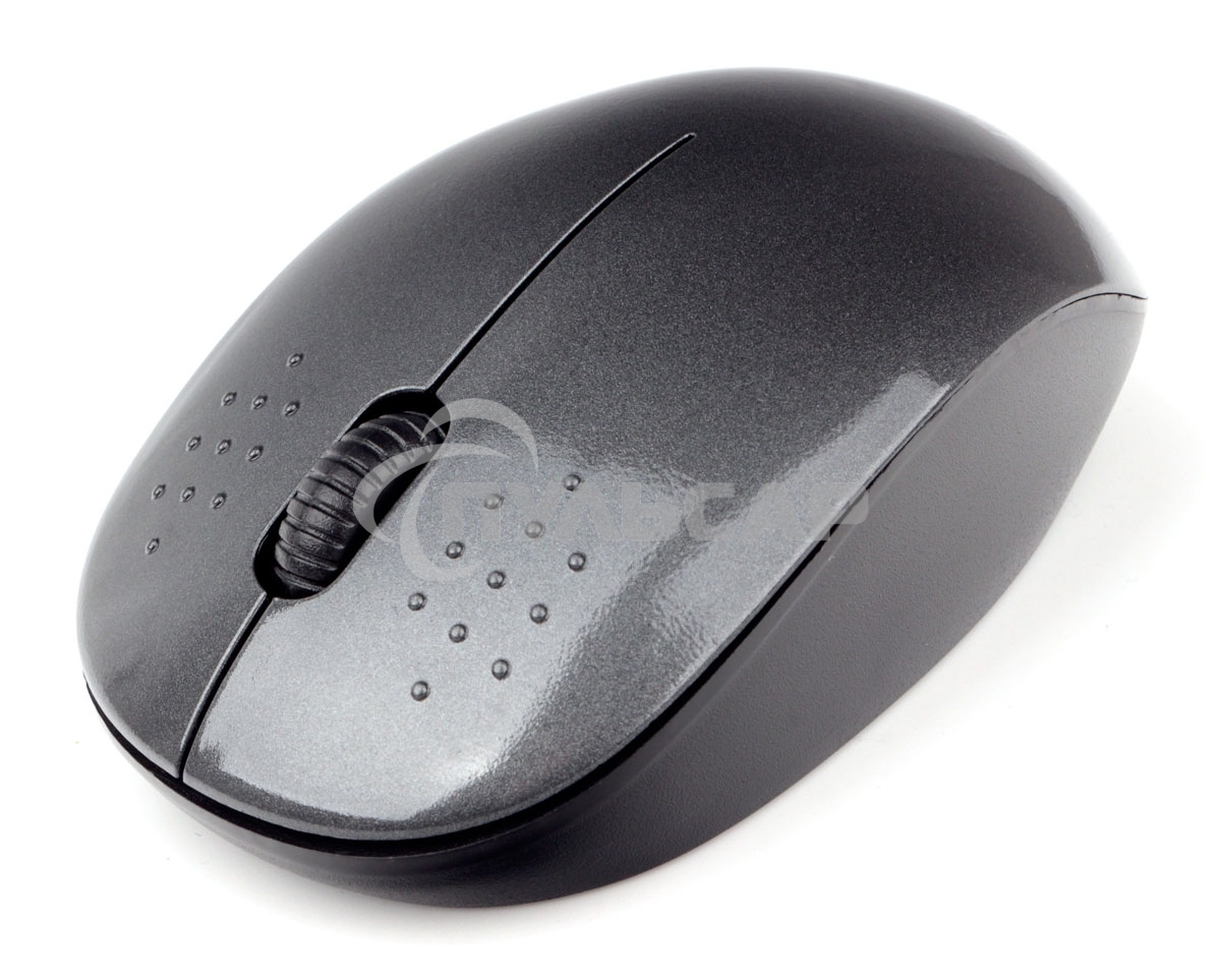 Мышь беспроводная Гарнизон GMW-440-1 серый, 1000 dpi, радиоканал, USB, кнопки - 3