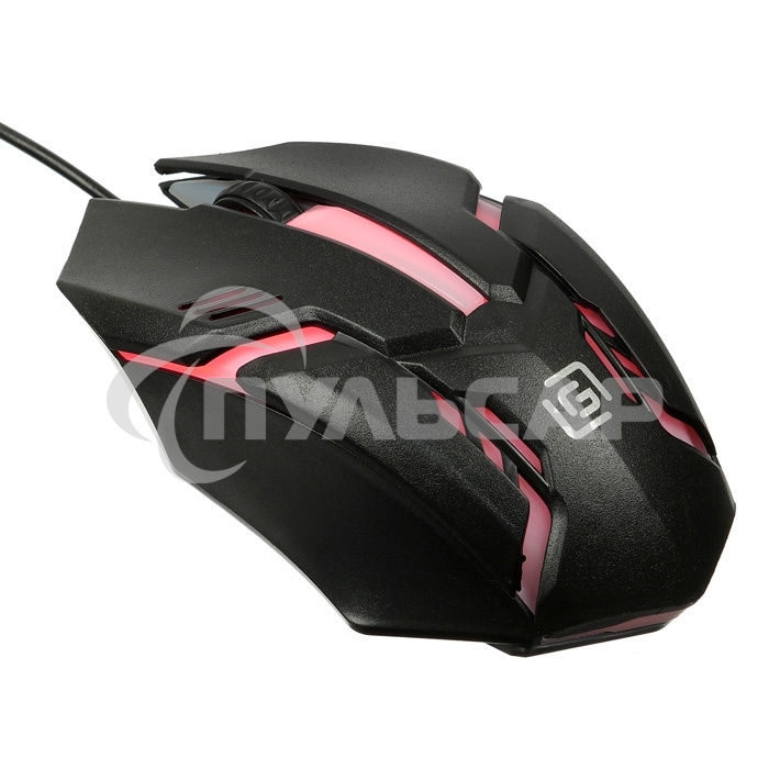 Мышь проводная Oklick 396M INSOMNIA черный, 1000 dpi, USB, кнопки - 3