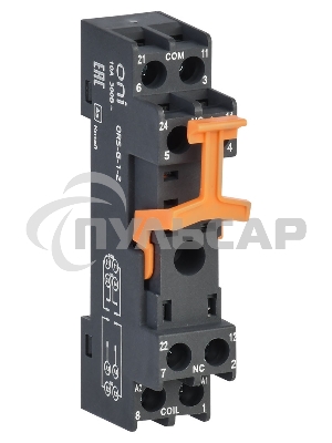 Розетка для реле IEK винт.соед. 300 (ORS-G-1-2-G)