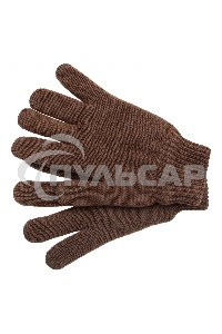 Перчатки трикотажные, двойные, полушерстяные, Россия Сибртех