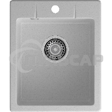 Мойка GRANFEST URBAN 240 1-чаша 400*490мм, монтаж: врезной, материал: кварц, серый