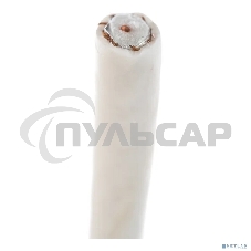 Кабель коаксиальный PROconnect RG-6U+Cu, 75 Ом, Cu/Al/Cu, 48%, бухта 100 м, белый
