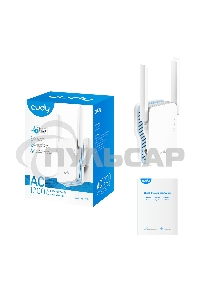 Повторитель беспроводного сигнала Cudy RE1200 AC1200 10/100BASE-TX/Wi-Fi белый