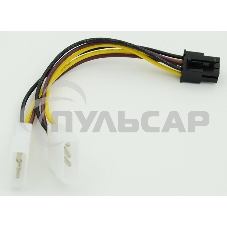Кабель питания Molex/PCI-E 6pin 0.15м
