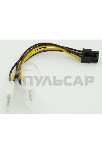 Кабель питания Molex/PCI-E 6pin 0.15м